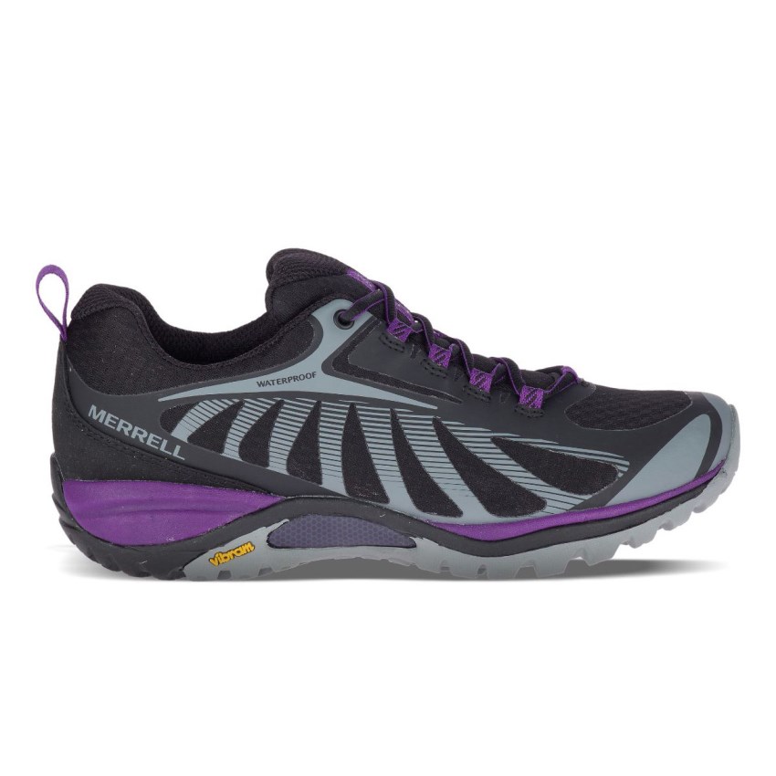 Chaussures Randonnée Merrell Siren Edge 3 Waterproof Noir/Violette Femme | E.S.ERSH